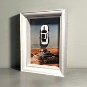 Porsche Dakar Rothmans | Ramka 3D - Prezent dla fana Porsche