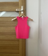 Różowy Damski Krótki Top S