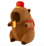 MIĘKKA KAPIBARA Z FRYTKAMI ZABAWKA Z PLECAKIEM MCDONALD'S 35 CM