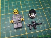 LEGO Minifigures - Paintball player / gracz paintball. Nie taka głowa