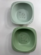 nip Green – Ekologiczne talerze dla dzieci (2 szt.) zielone