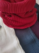 OKAZJA tanio polski nowy z metka komin, szal, szalik, golf,100 % anilana