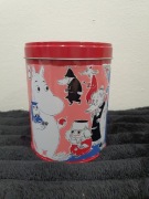 Muminki puszka Moomin czerwona puszka Muminki