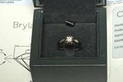 Złoty pierścionek z brylantem 0,5 CT