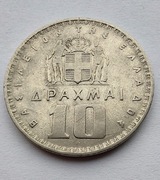GRECJA 10 Drachma 1959 ŁADNA 