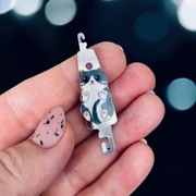 Nawlekacz do igieł, do nici „Szary kociak”- haft, szycie, rękodzieło