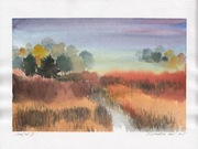 Paweł Jerzy Migdalski - akwarela, Okęcie