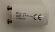 STARTER ŚWIETLÓWKI LED 1A/250V ONLY USE WITH LED TUBE CE