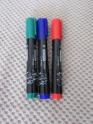Marker permanentny średni 3szt zestaw