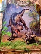 T-shirt chłopięcy rozmiar 128 134,  3D w dinozaury