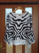 Bluzka damska oversize zebra Tutti Frutti r.L NOWA