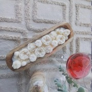 Świeca w drewnie przeciw owadom 45 cm