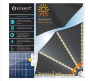 Markiza balkonowa rozkładana led  z uchwytem 140cm