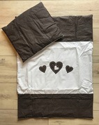 Ty i My Komplet do wózka kołderka poduszka SERCA