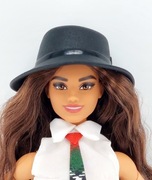 Kapelusz dla lalki Barbie czarny