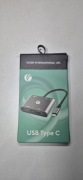 Adapter VCOM USB-C na HDMI i VGA dotatkowe porty USB, USB-C  i Audio