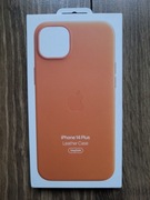 Etui Apple iPhone 14 Plus MagSafe Orange skórzane