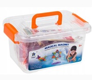 MAGNETYCZNE KLOCKI NEODYMOWE KLOCKI KONSTRUKCUYJNE KUFEREK ZESTAW 112 el