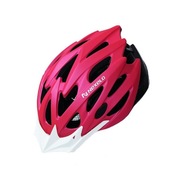 Kask rowerowy Straight MATT, M, różowo-biały