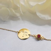 BRANSOLETKA ZE STALI CHIRURGICZNEJ Z GRAWEREM PREZENT NA WALENTYNKI