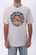 Koszulka kolekcjonerska "HIPHOP 50th Anniversary" Alternatywa ecru M