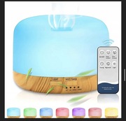 NAWILŻACZ POWIETRZA ZAPACHOWY DYFUZOR LAMPKA NOCNA AROMATERAPIA RGB + PILOT