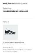 Buty Adidas grand court r. 44  2/3
