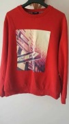 Kiabi Czerwona bluza One way XL