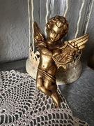 Aniołek vintage. Złoty