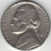 USA 5 centów 1956 - nr 2