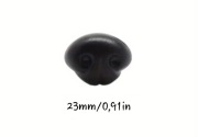 Nosek 23 mm do maskotek czerń 