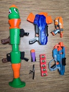Zestaw Nerf 4 szt. broni + akcesoria