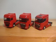 Herpa 2*Daf XF i Daf XG czerwone