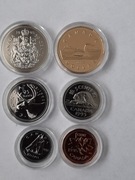 1995 - Kanada, set menniczy w kapslach (6 monet)