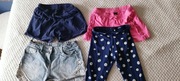 Zestaw spodnie, legginsy i spodenki 140 146 152 Endo Cool club i inne 