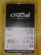 Pamięć RAM DDR4 16 GB Crucial 3200 NOWA