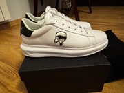 BUTY KARL LAGERFELD Sneakersy BIAŁE