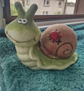 Ozdoba ślimak dekoracja  ogród okno 