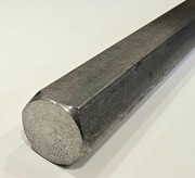 Pręt stalowy sześciokątny 17mm  L-150  C45   NOWY