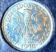 2 zł 1970 r, piękny stan, bez obiegu