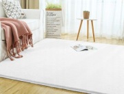 LUKSUSOWY DYWAN RABBIT 150x80cm | BIAŁY SUPER MIĘKKI | PREMIUM !