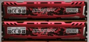 Pamięć Crucial Ballistix DDR4 2x8GB 3000MHz CL15 1.35V Testowana