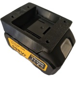 Uchwyt ścienny  baterii kompatybilny z systemem MakitaLXT/Gisam 