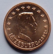 LUKSEMBURG 2002 - 2005  2 CENTY UNC !!!!!!!!!!