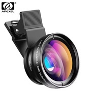 Obiektyw makro 12,5x i szerokokątny 0,45x APEXEL do smartfona HD