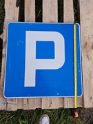 Metalowy Znak Drogowy 60 x 60 cm Parking