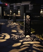  Lampa ogrodowa solarna LED 60cm / Metal / malowanie proszkowe 