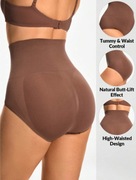 Brązowe Majtki Modelujące Damskie 34/XS – Styl i Wygoda