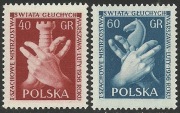 I Szachowe MŚw Głuchych Warszawa 1956 Fi 810-11 czyste