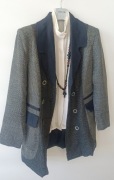 Żakiet marynarka vintage Dom Mody Telimena rozmiar 40